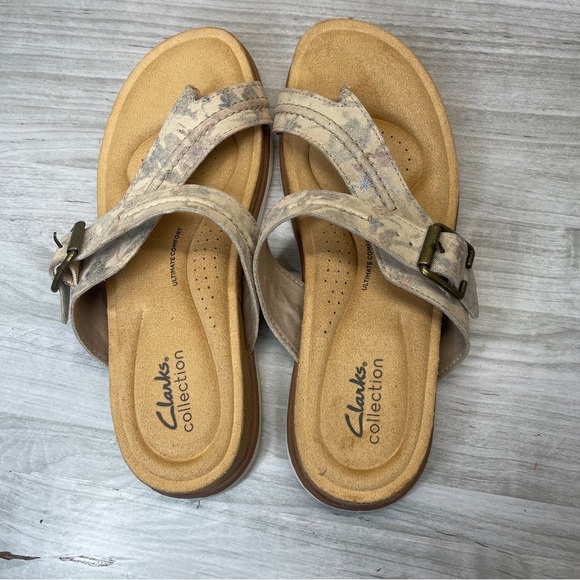 Clarks Collection Brynn Madi Slip On Comfort Sandals Women’s Size 8.5 - Picture 9 of 11